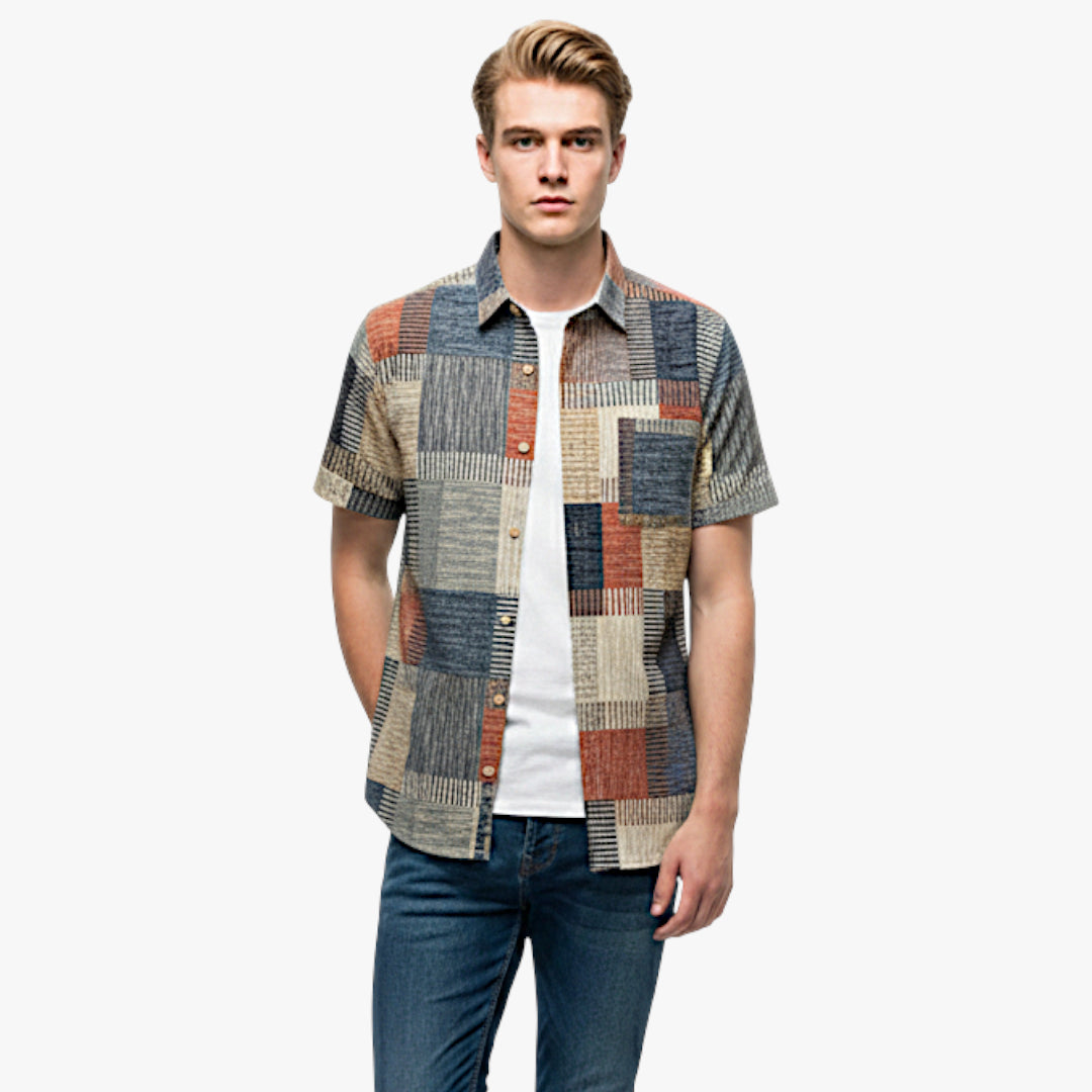 Arlo | Shirt Button-Up Blouse Shirt for Men