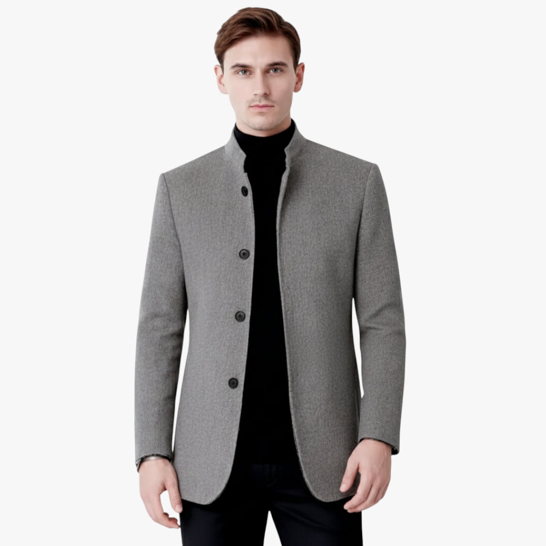 Richard | Blazer Slim Fit Blazer with Stand-Up Collar for Men
