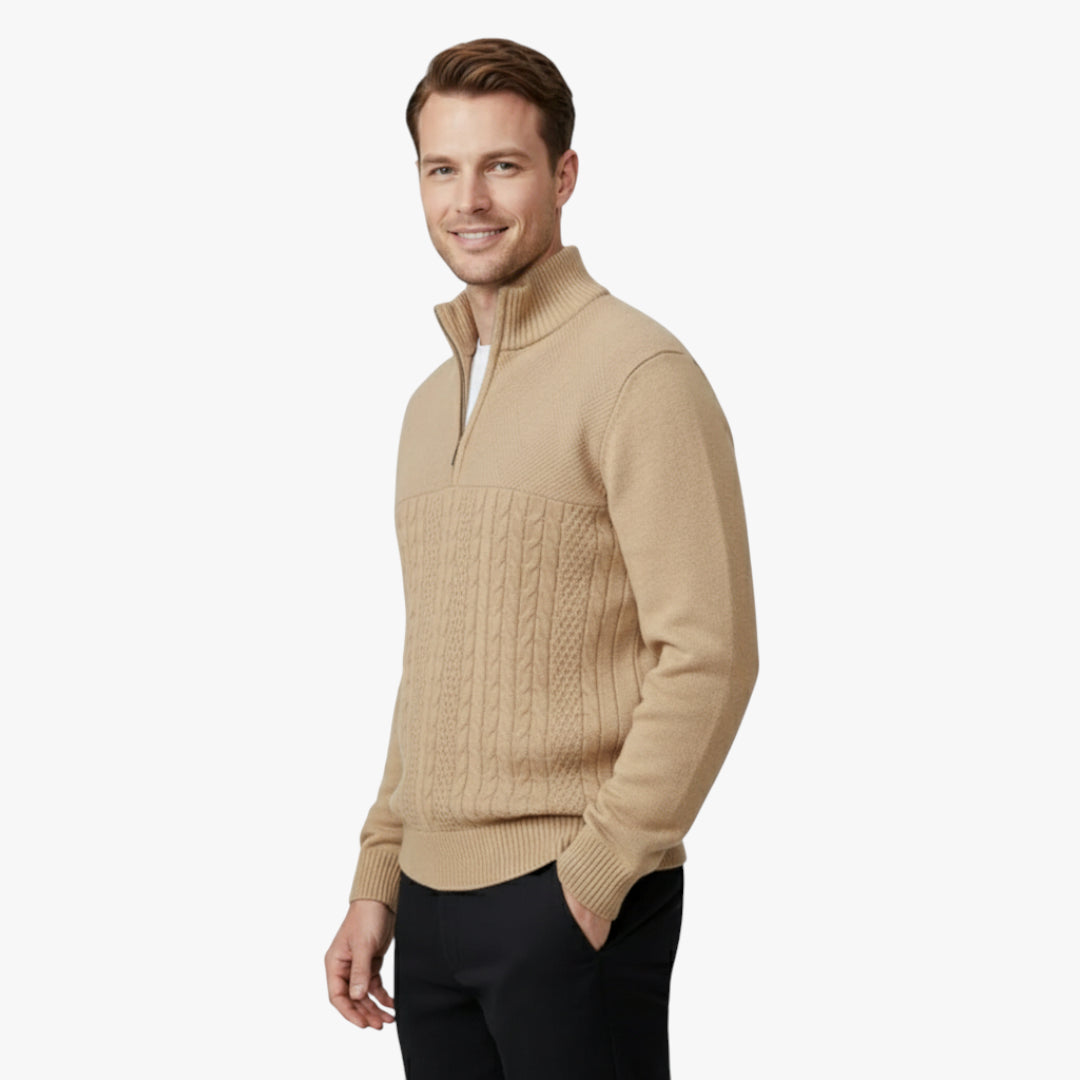 Mason | Sweater Half Zip Design with Casual Elegance and Comfortable Fit for Men
