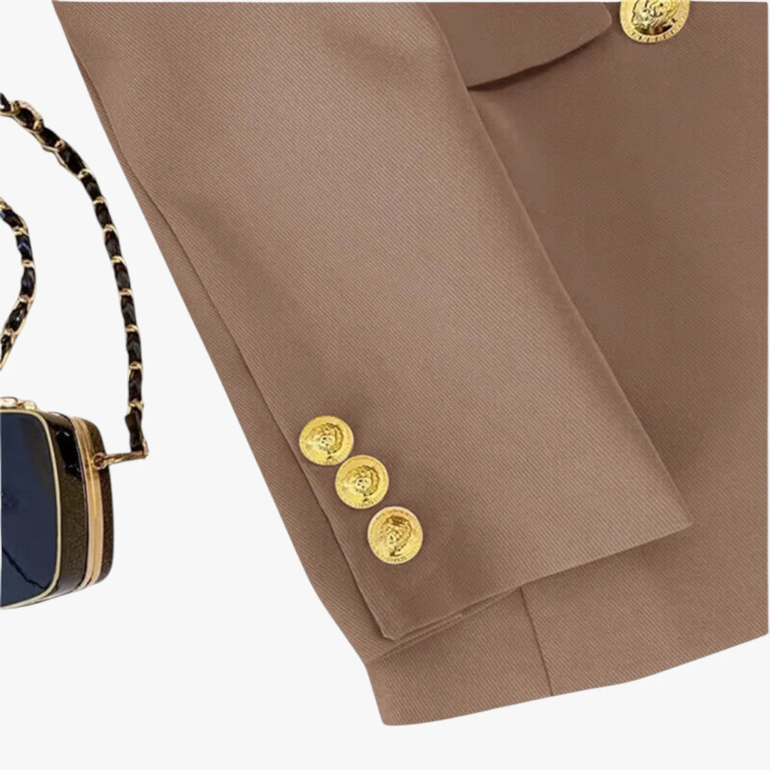 Miles & Luna Double-Breasted Blazer for Women