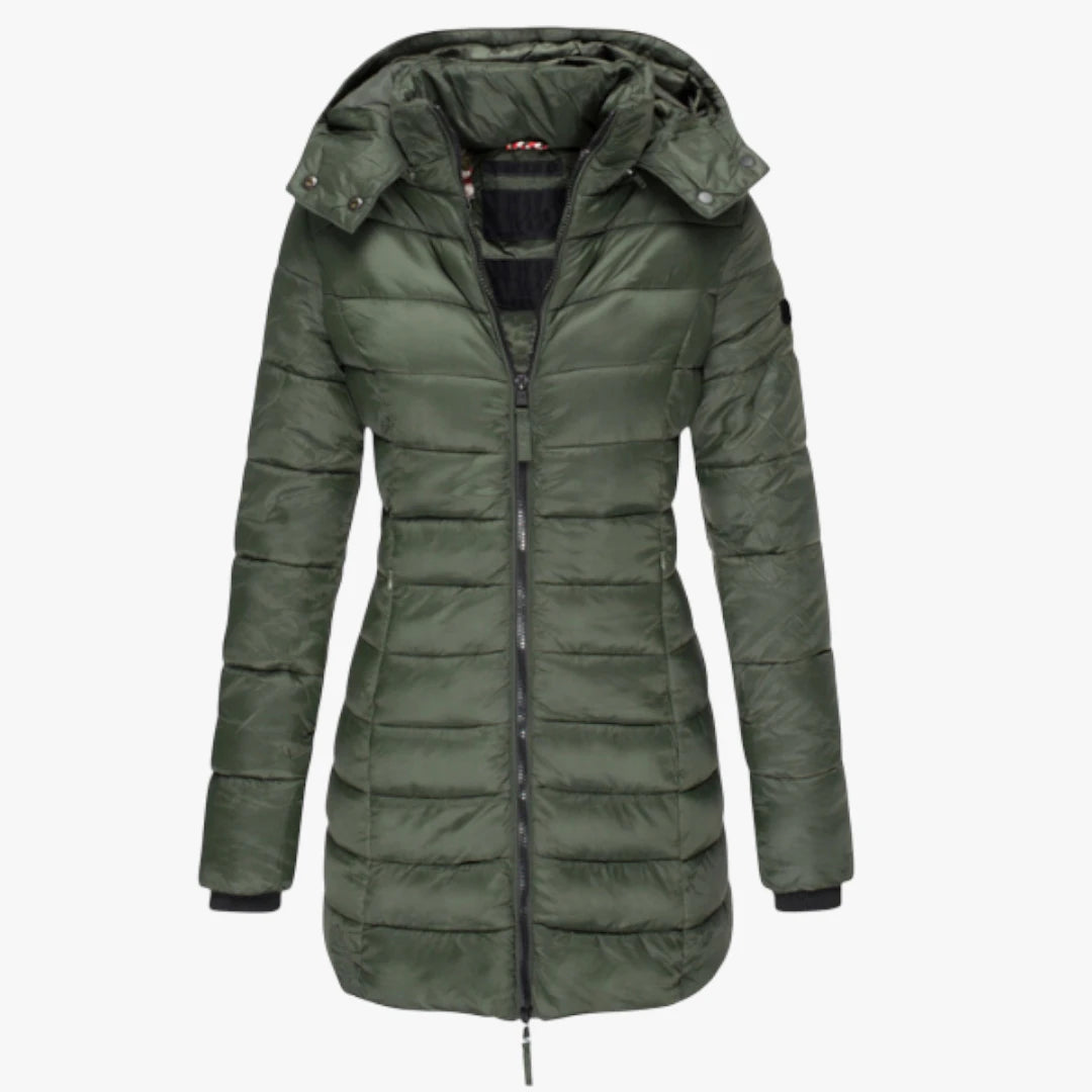 Miles & Luna Jacket Long Puffer Design For women