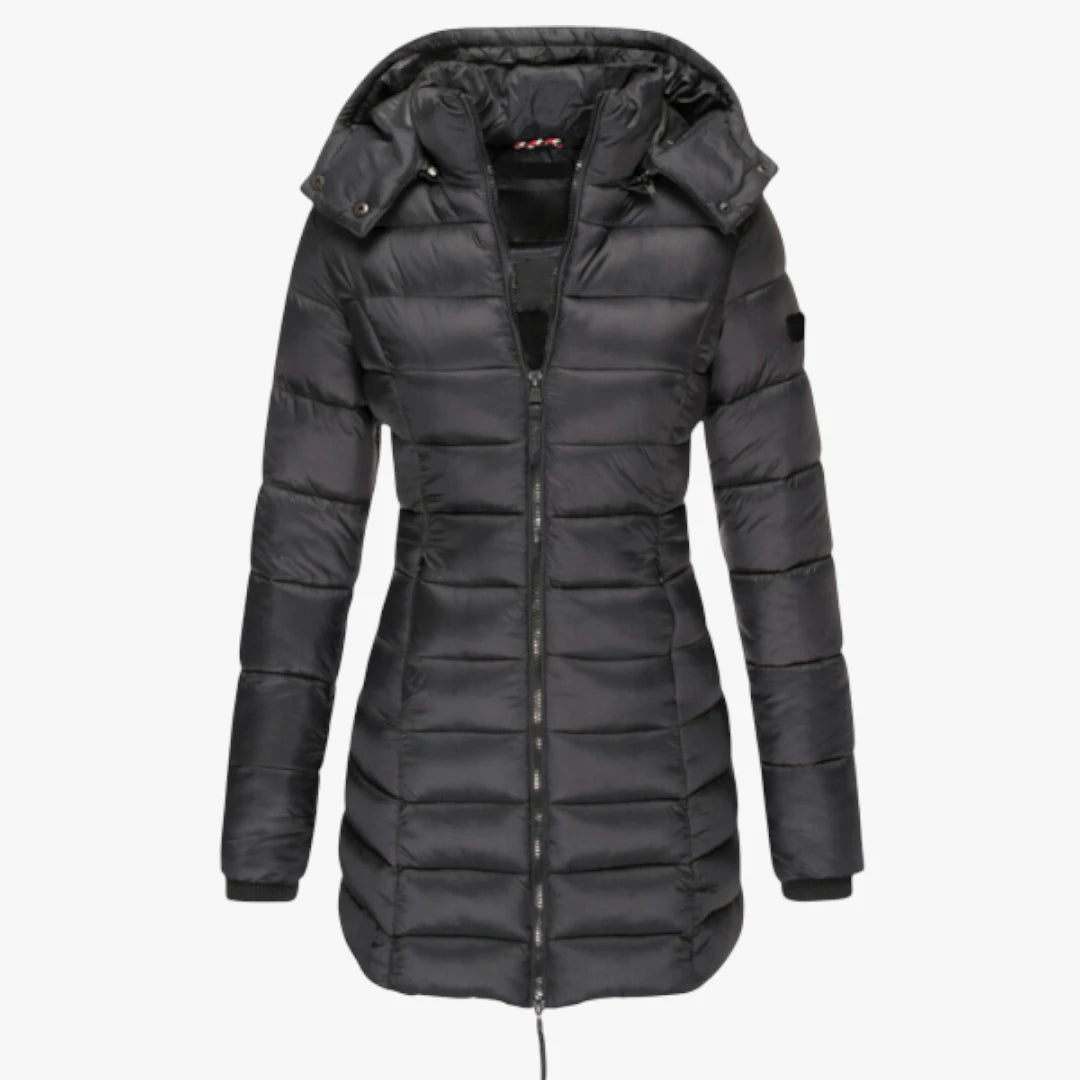 Miles & Luna Jacket Long Puffer Design For women