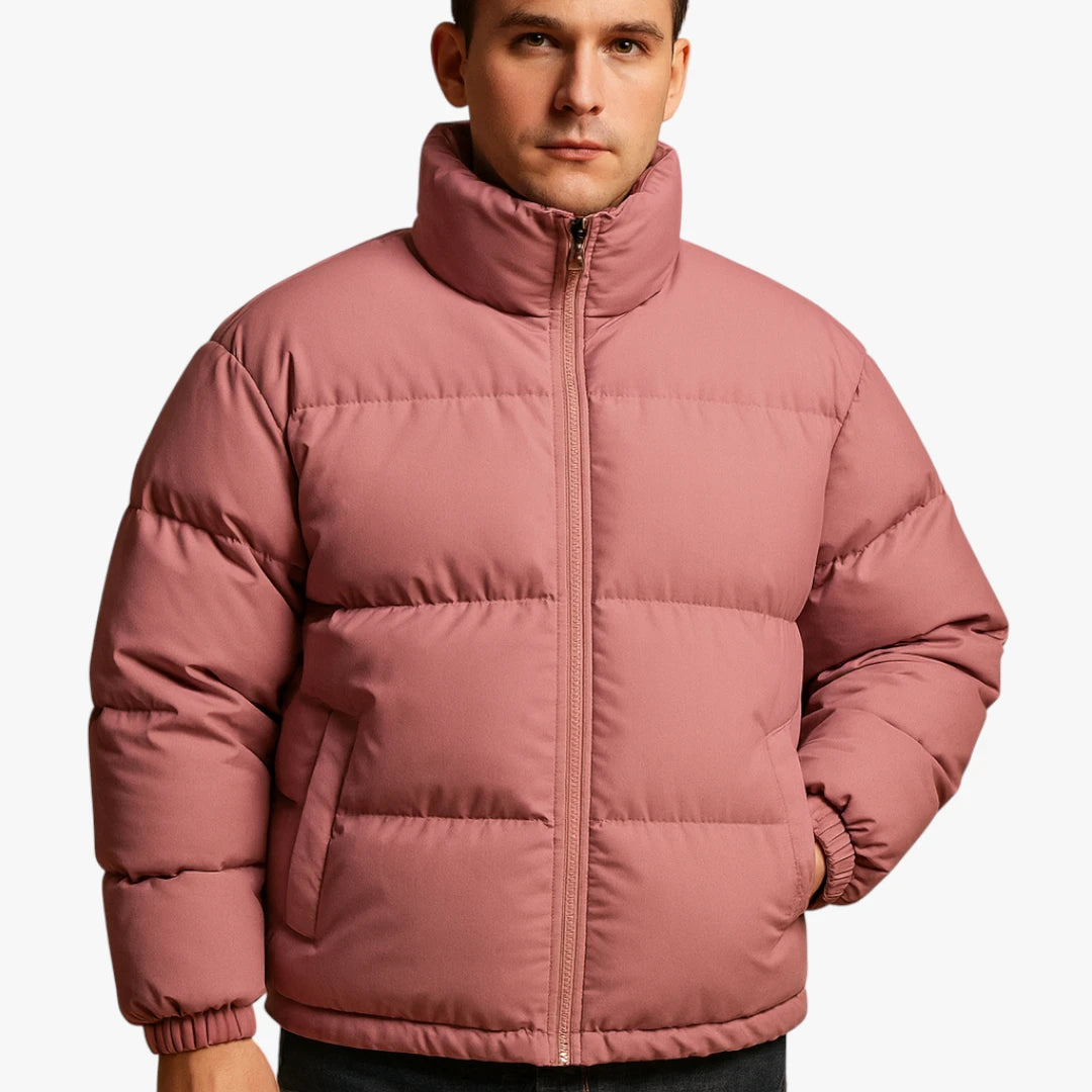 Miles & Luna Quilted Winter Jacket for Men