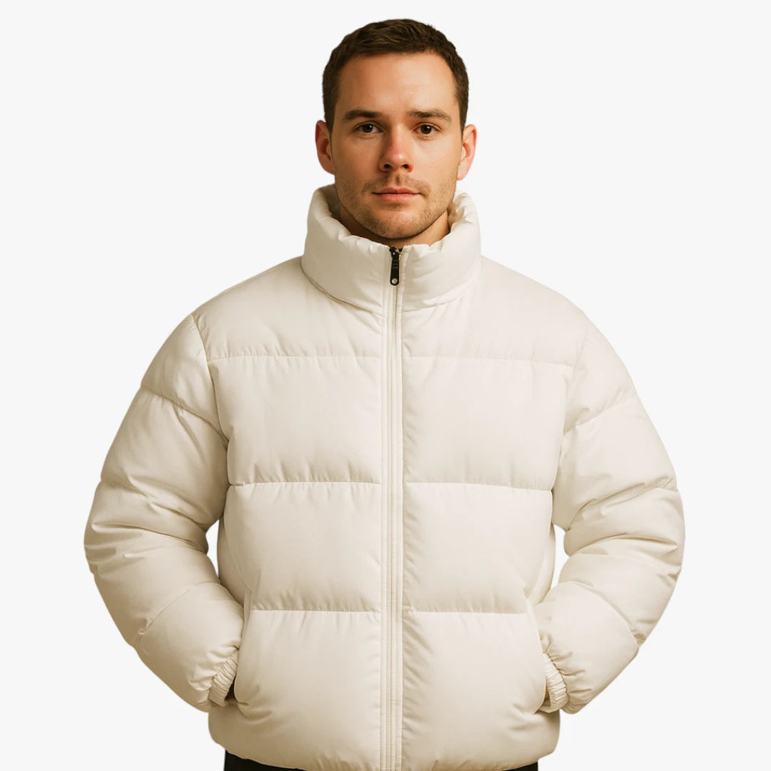 Miles & Luna Quilted Winter Jacket for Men