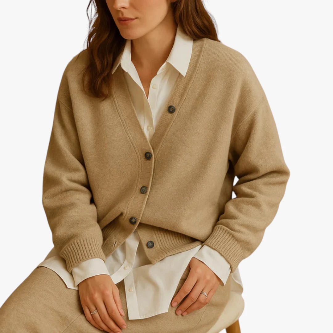 Miles & Luna Wool Sweater With Knitted Look For Women