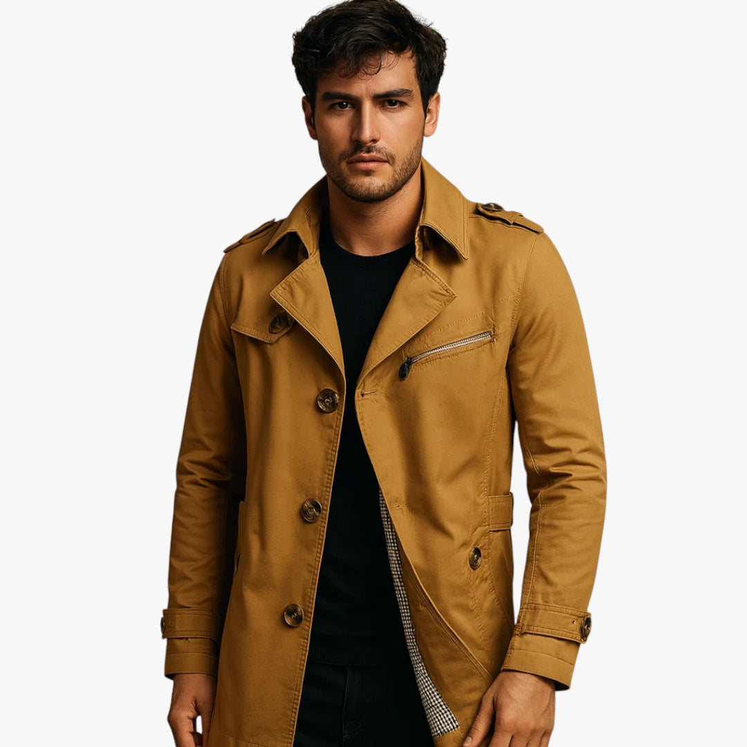Miles & Luna Waterproof Coat for Men