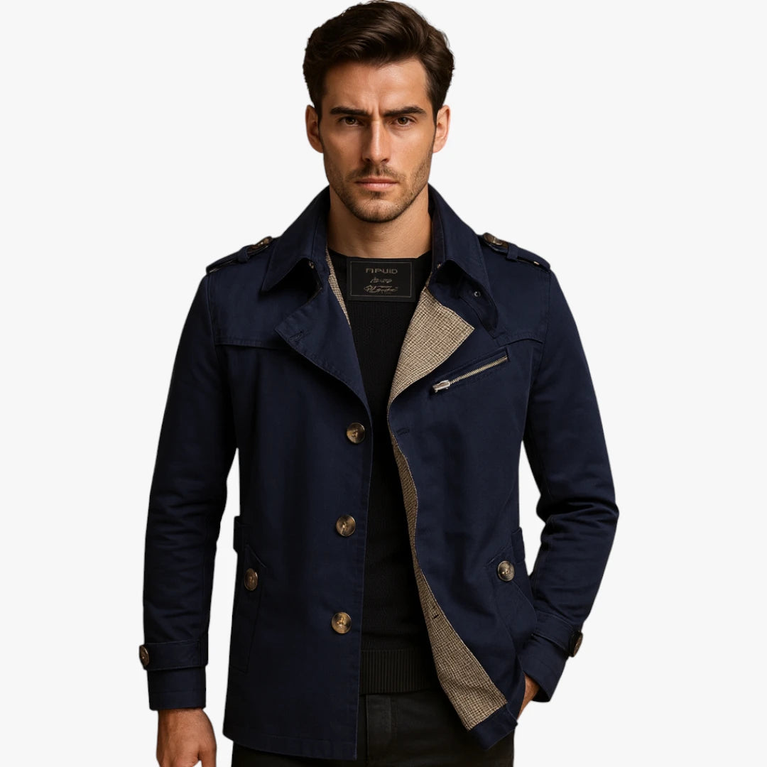 Miles & Luna Waterproof Coat for Men
