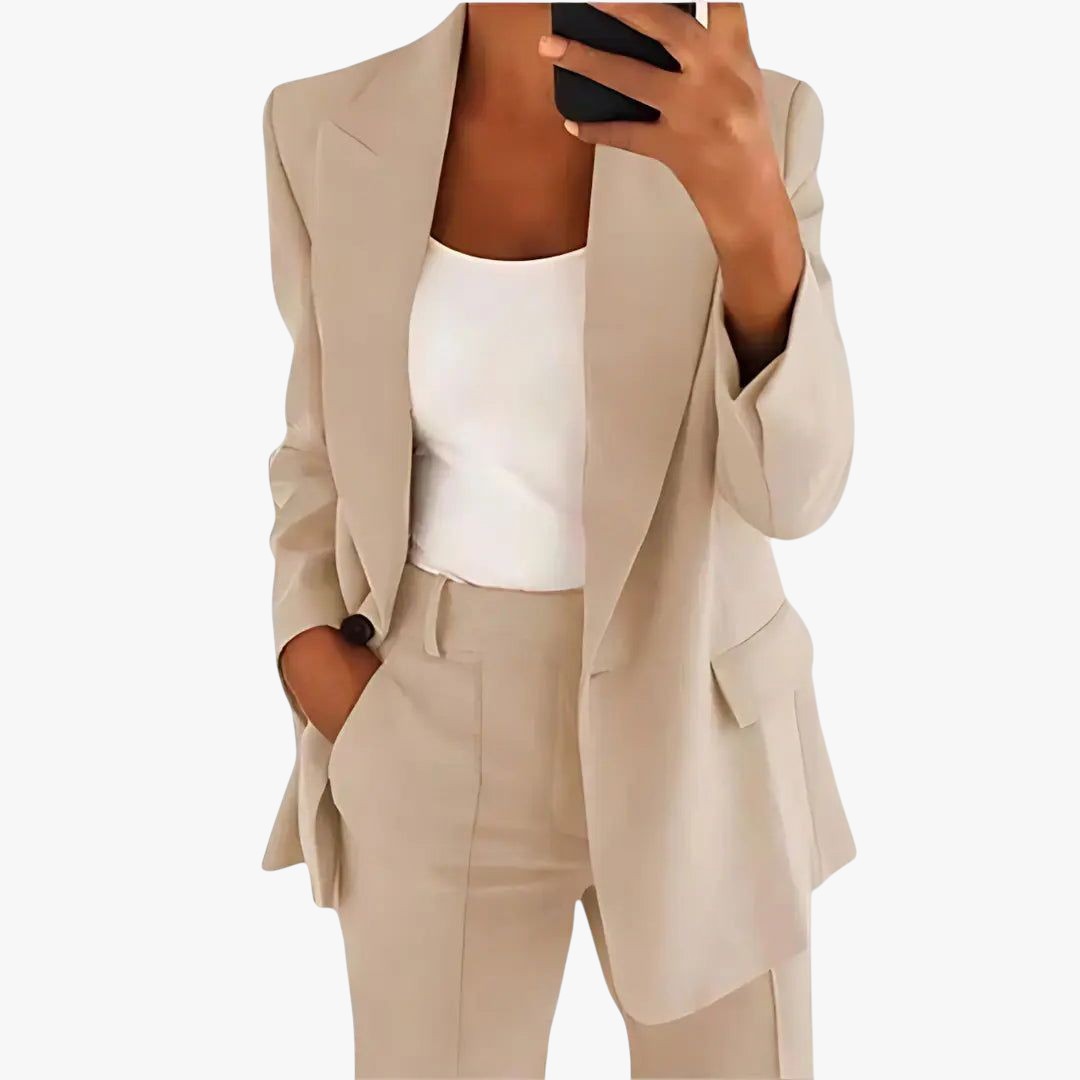 Miles & Luna 2-Piece Suit Blazer Pants Set Women