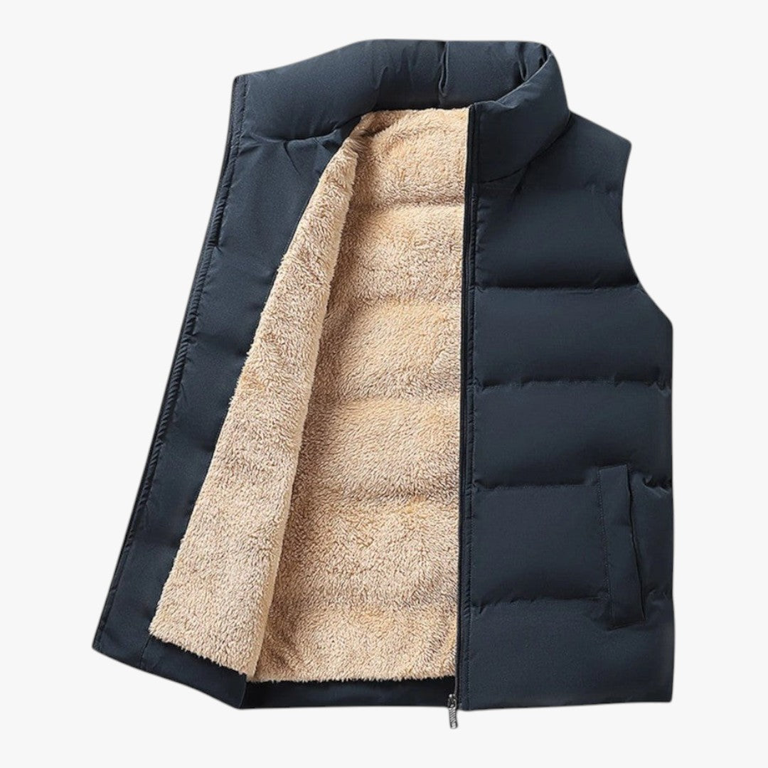 Miles & Luna 2-Side Bodywarmer with Fur for Men