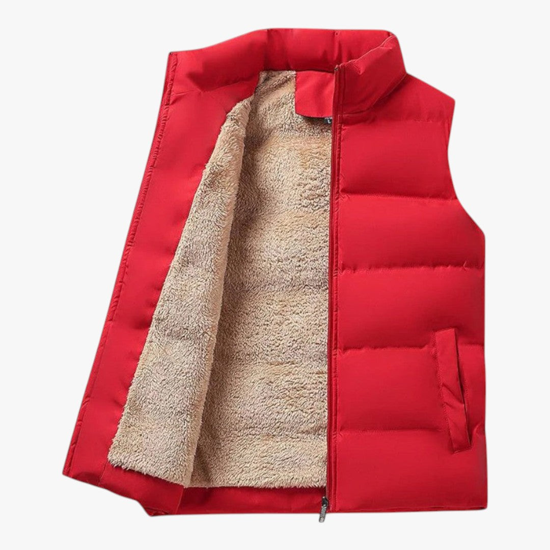 Miles & Luna 2-Side Bodywarmer with Fur for Men