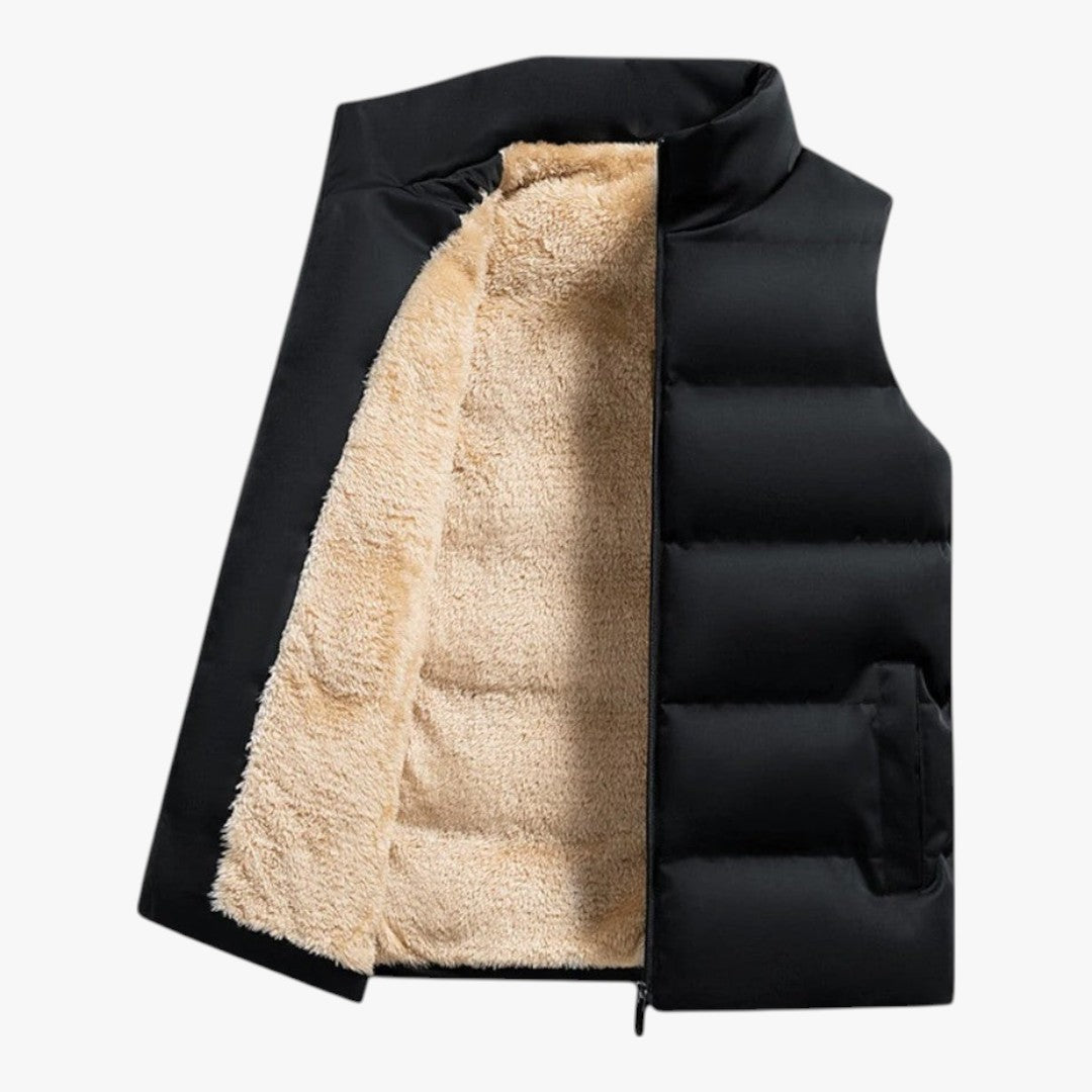 Miles & Luna 2-Side Bodywarmer with Fur for Men