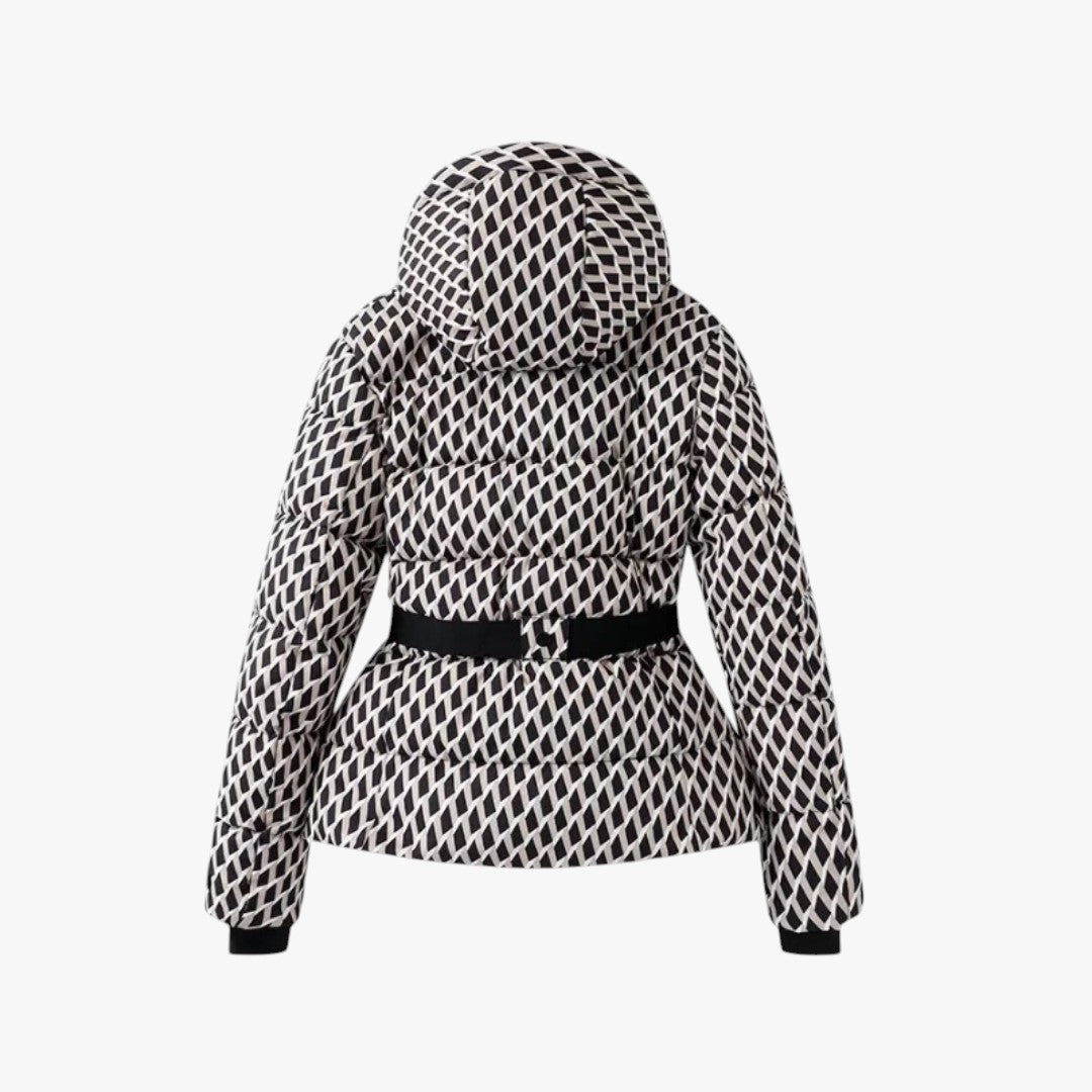 Miles & Luna Belted Puffer Jacket for Women