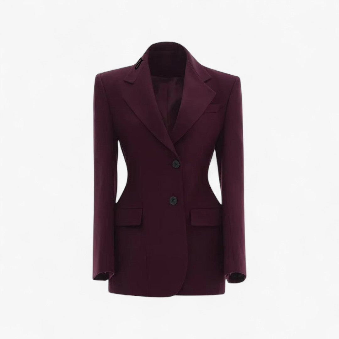 Miles & Luna Blazer Dress Long Sleeve Tailored Jacket for Women