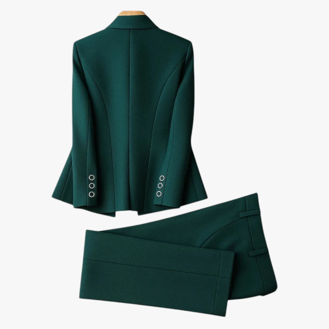 Miles & Luna Blazer Set – Fitted Blazer Jacket & Stretch Trousers for Business Looks
