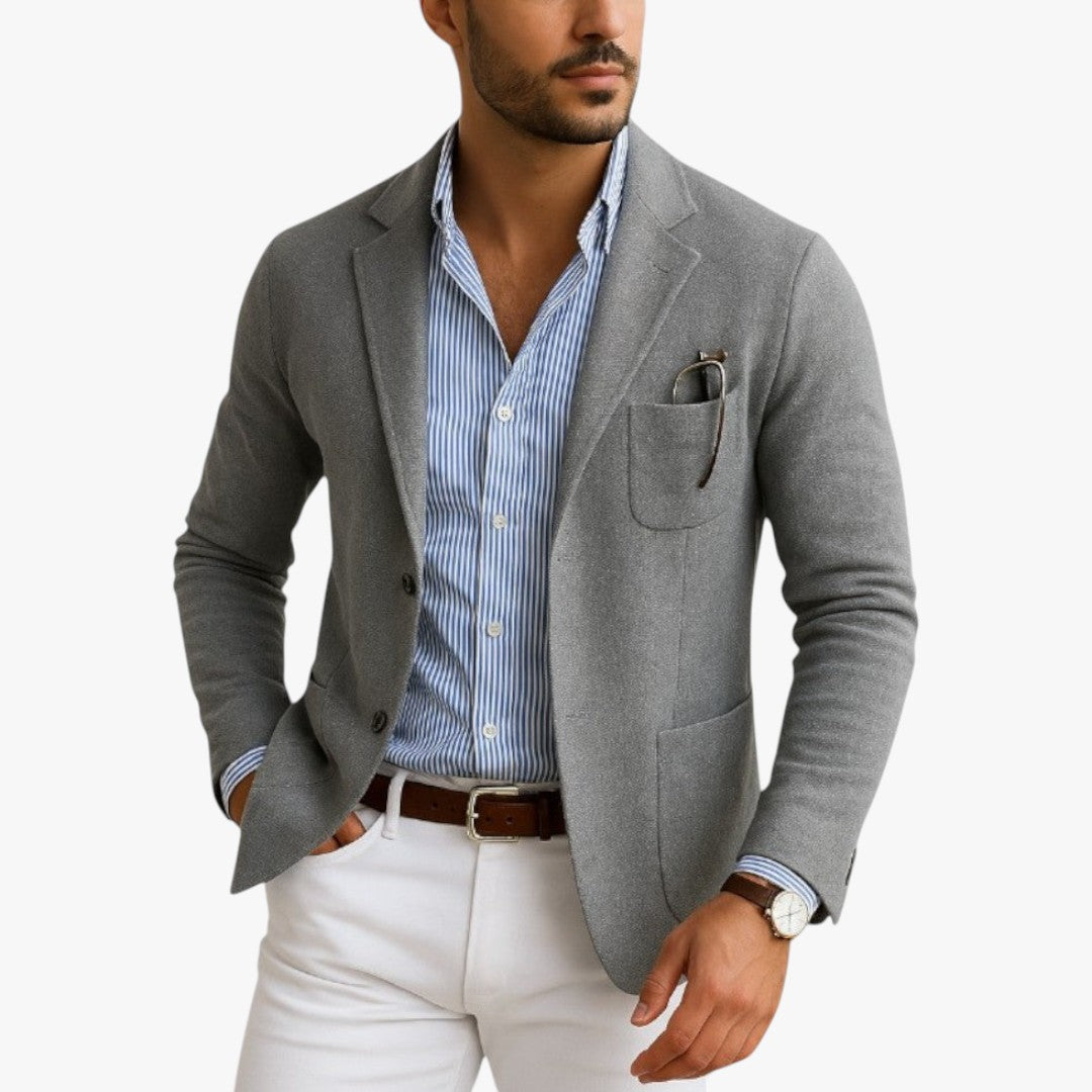 Miles & Luna Blazer With Lapel Collar for Men