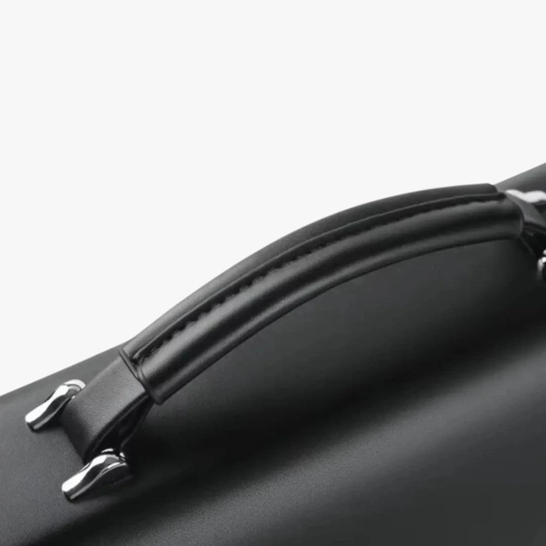 Miles & Luna Business Shoulder Bag Compact Organiser Briefcase with Sleek Design for Men