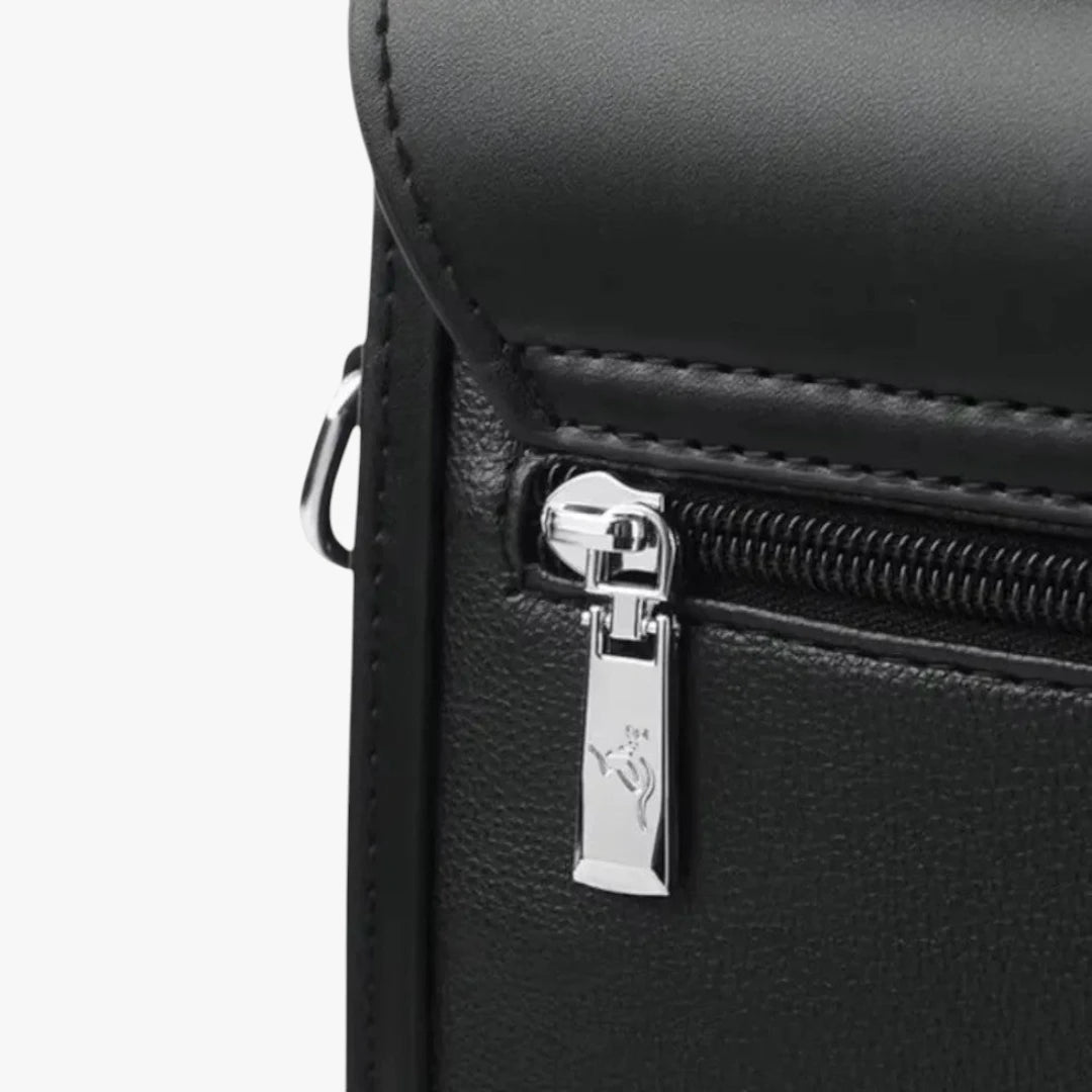 Miles & Luna Business Shoulder Bag Compact Organiser Briefcase with Sleek Design for Men