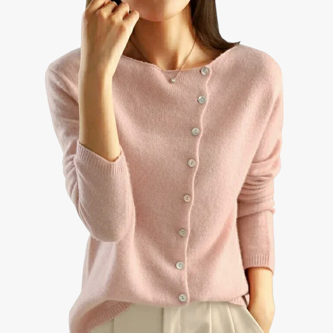 Miles & Luna Button Sweater for Women