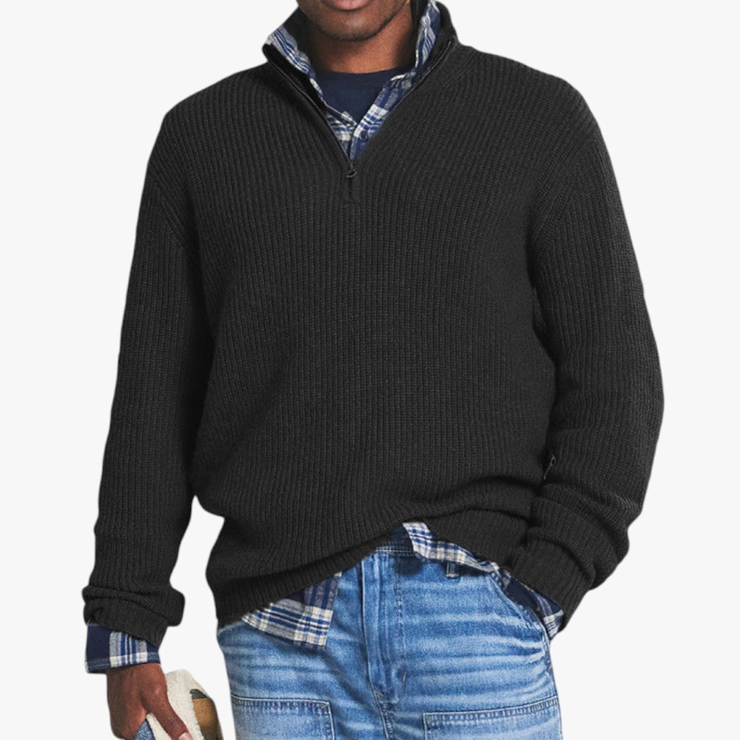 Miles & Luna Cashmere Business Casual Pullover for Men