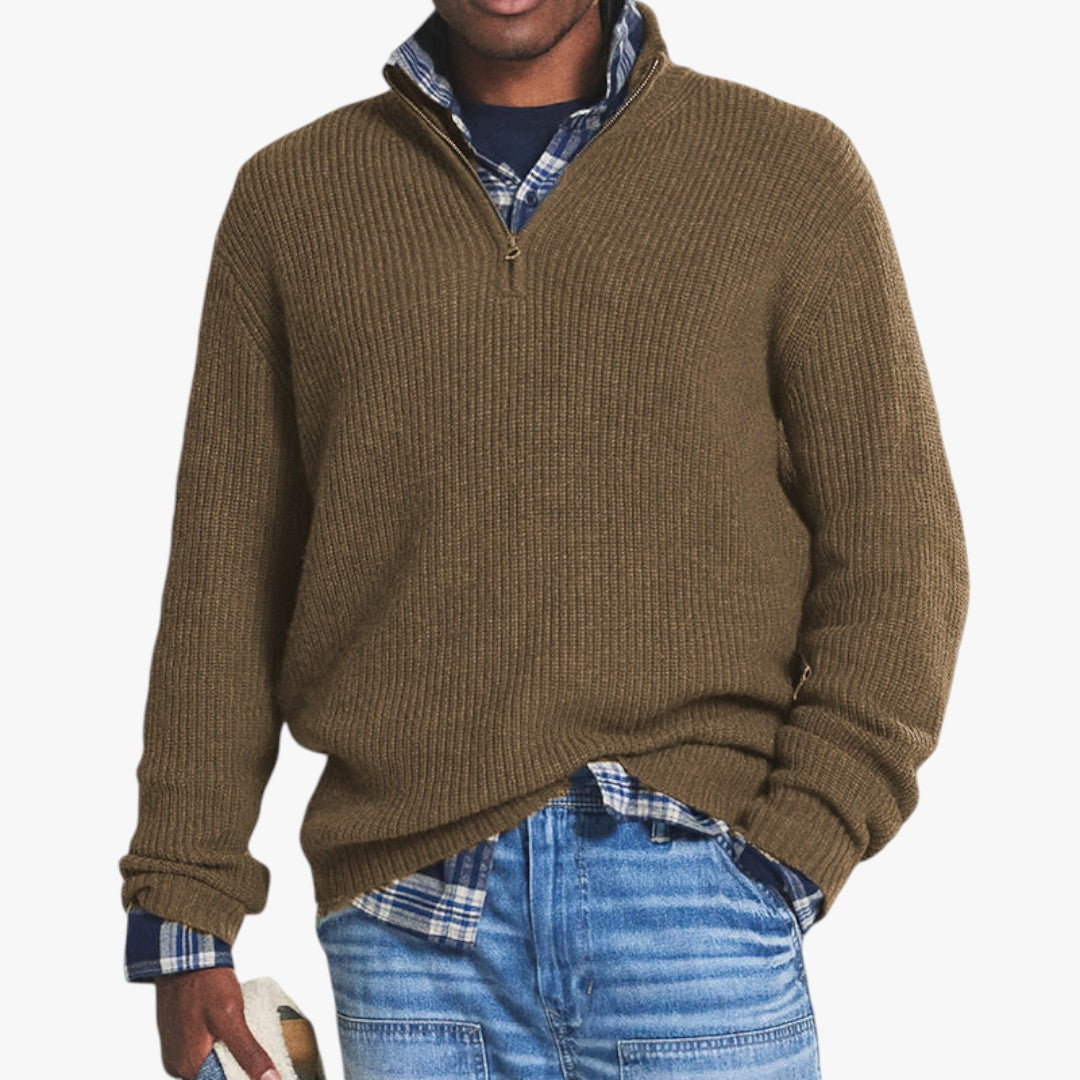 Miles & Luna Cashmere Business Casual Pullover for Men