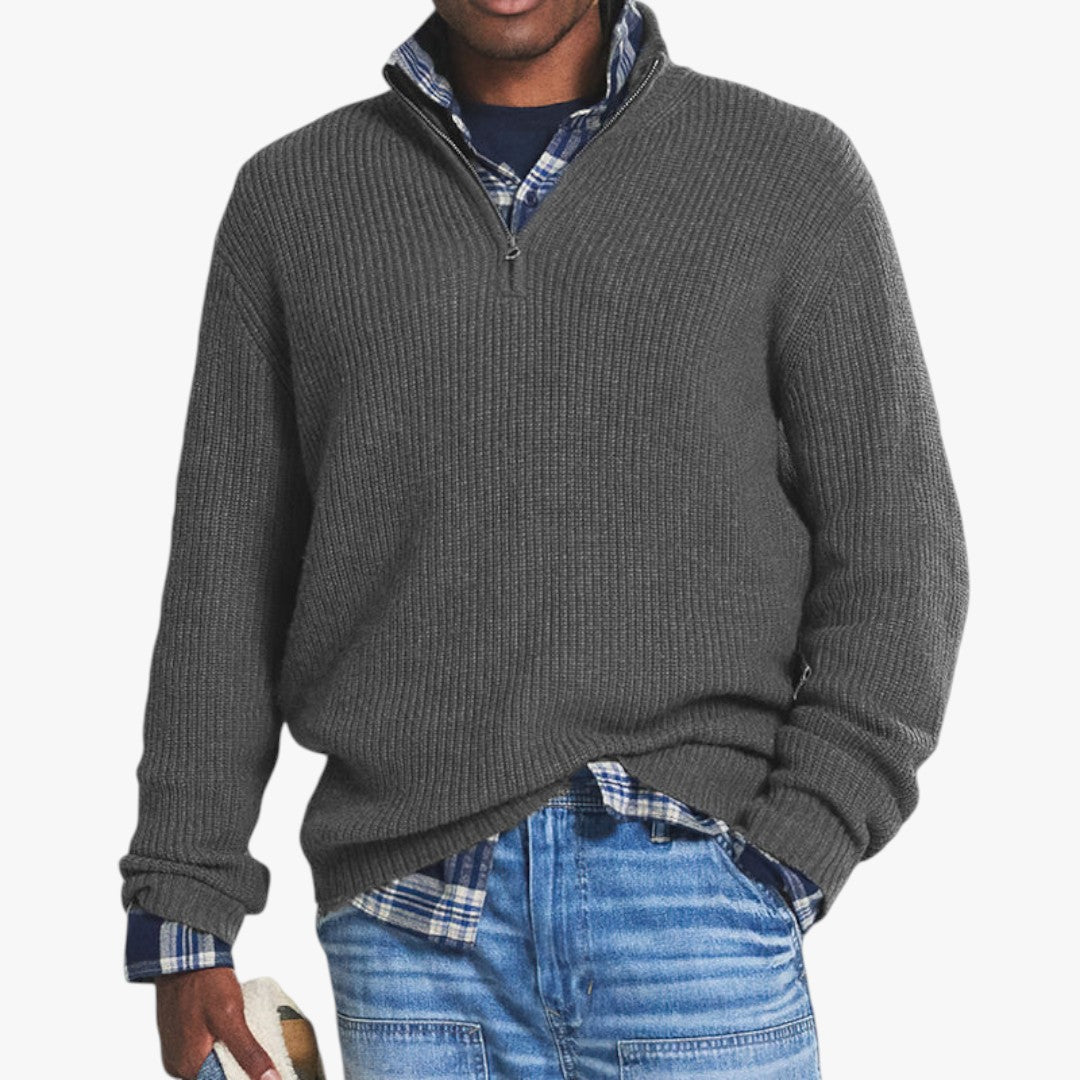 Miles & Luna Cashmere Business Casual Pullover for Men