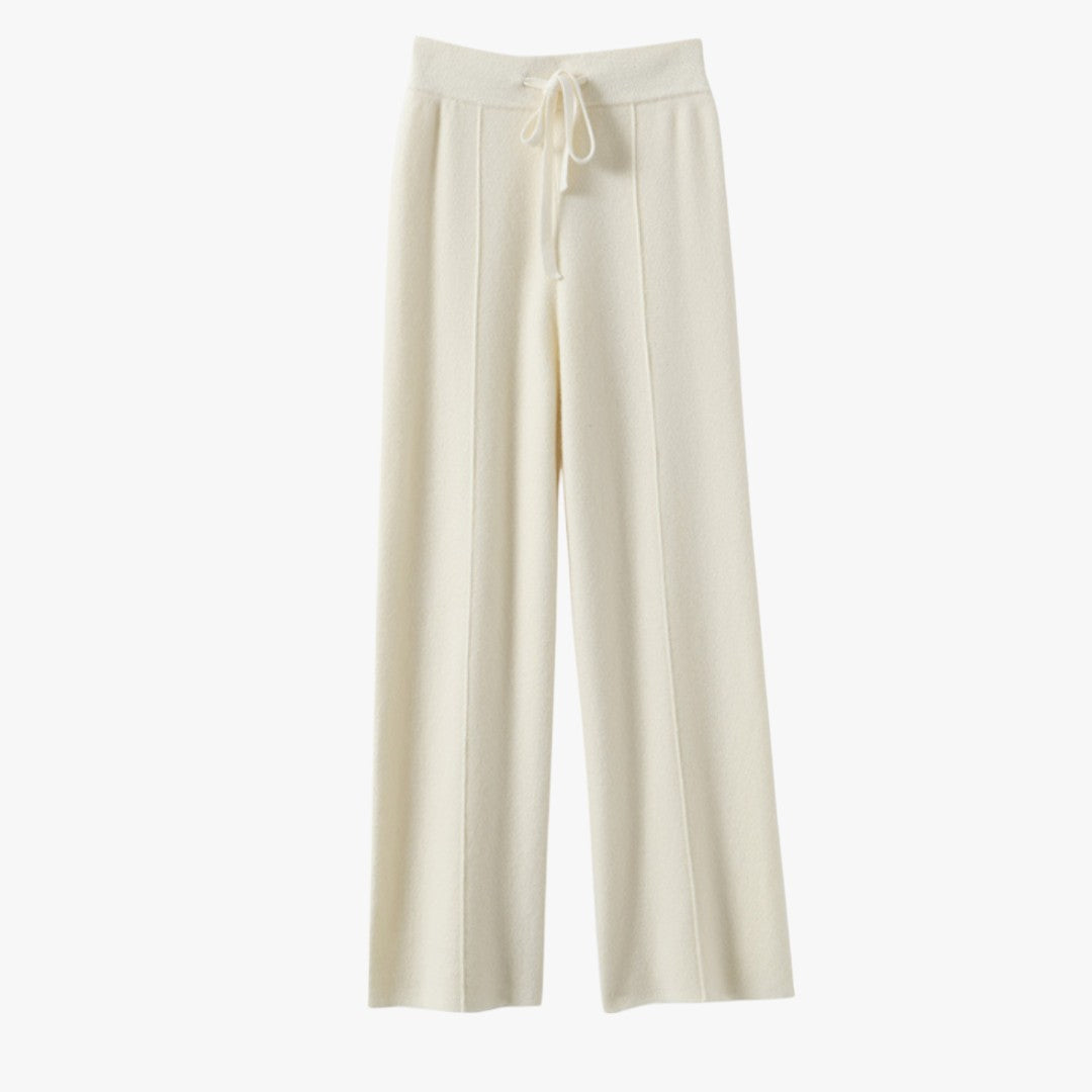 Miles & Luna Cashmere Wide-Leg Pants Loungewear for Women