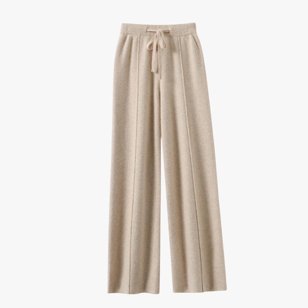 Miles & Luna Cashmere Wide-Leg Pants Loungewear for Women