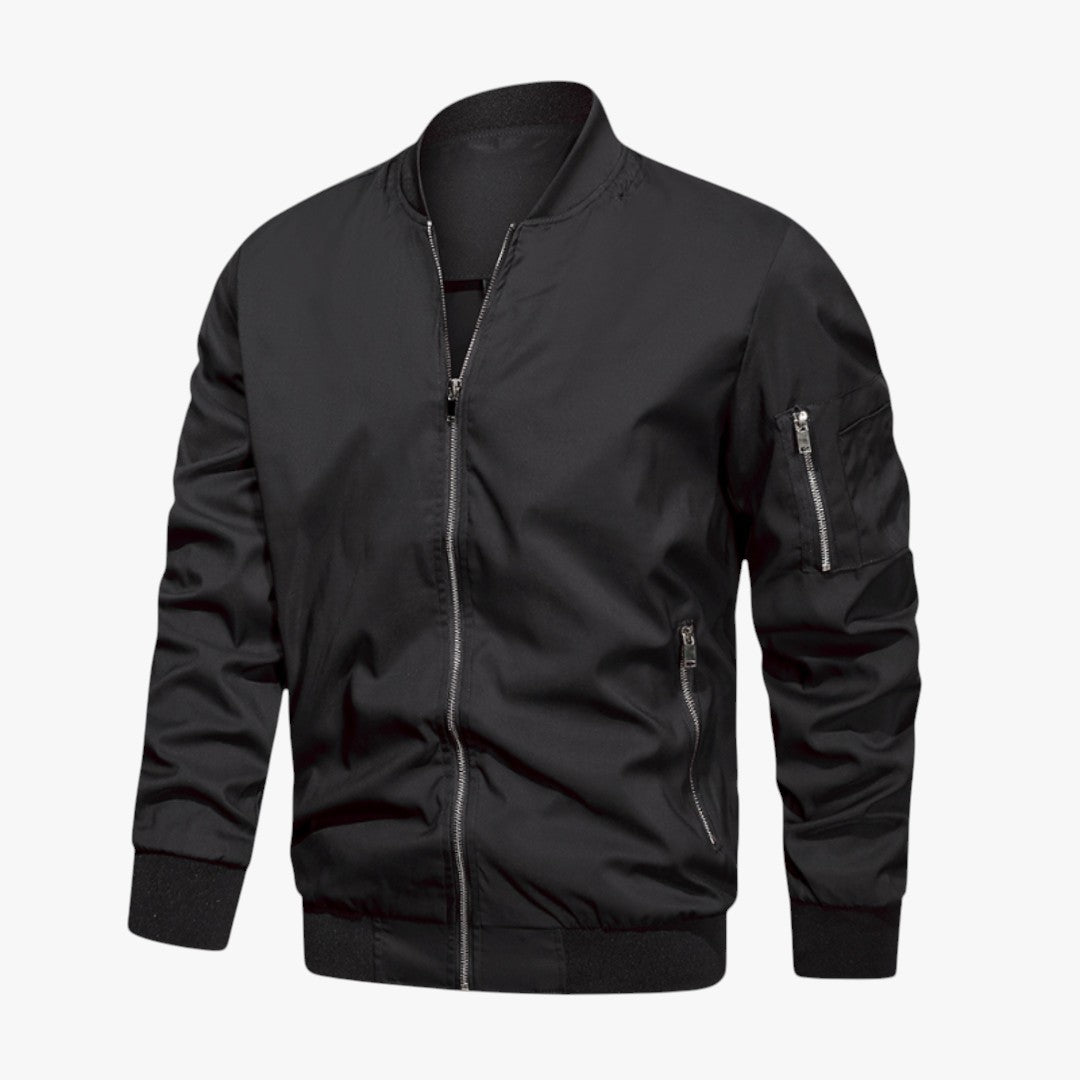 Miles & Luna Casual Bomber Jacket for Men