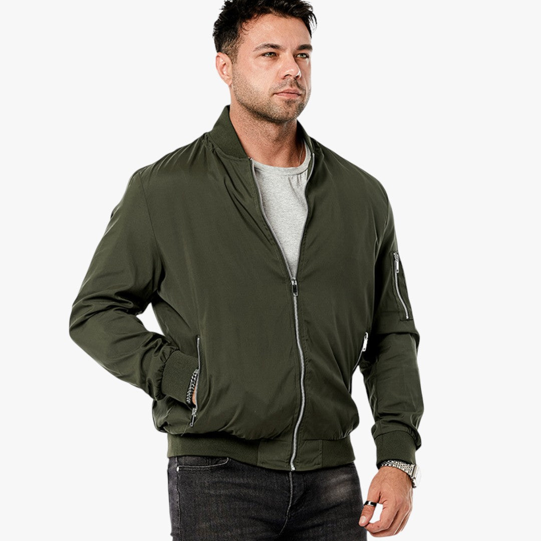 Miles & Luna Casual Bomber Jacket for Men
