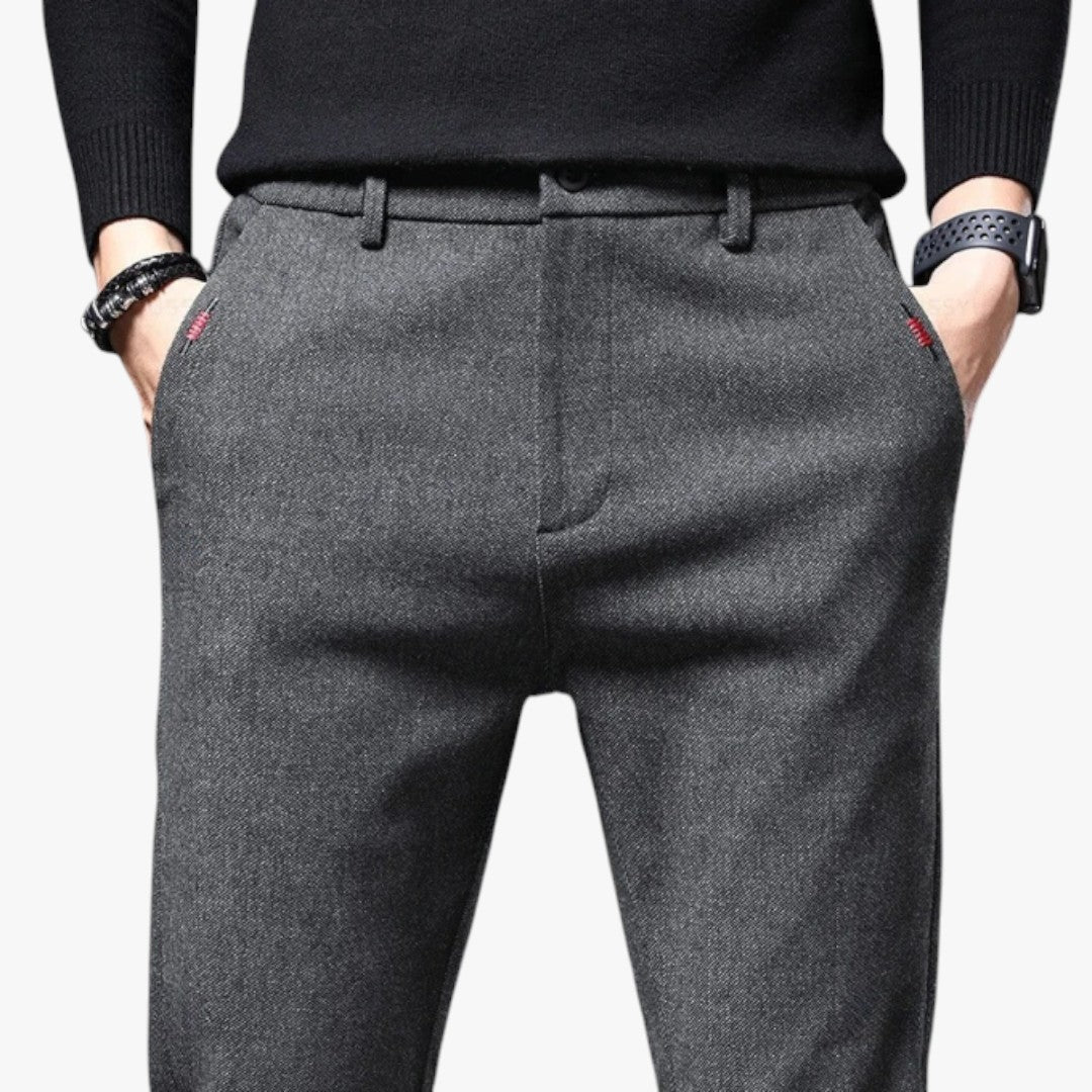 Miles & Luna Casual Brushed Pants for Men