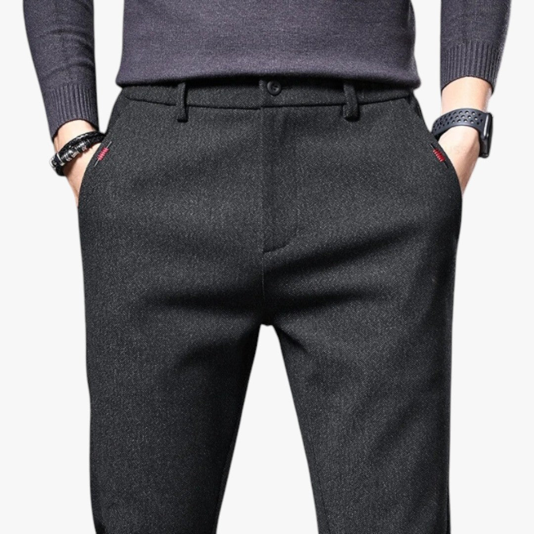 Miles & Luna Casual Brushed Pants for Men