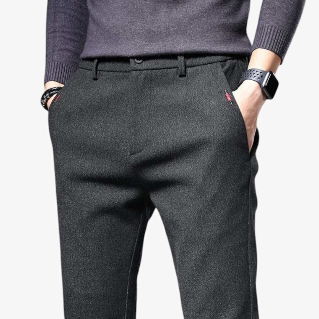 Miles & Luna Casual Brushed Pants for Men