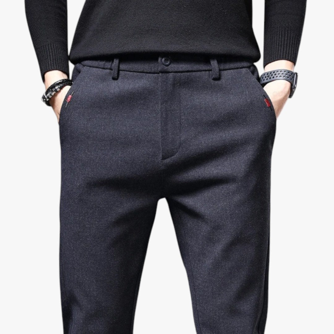 Miles & Luna Casual Brushed Pants for Men