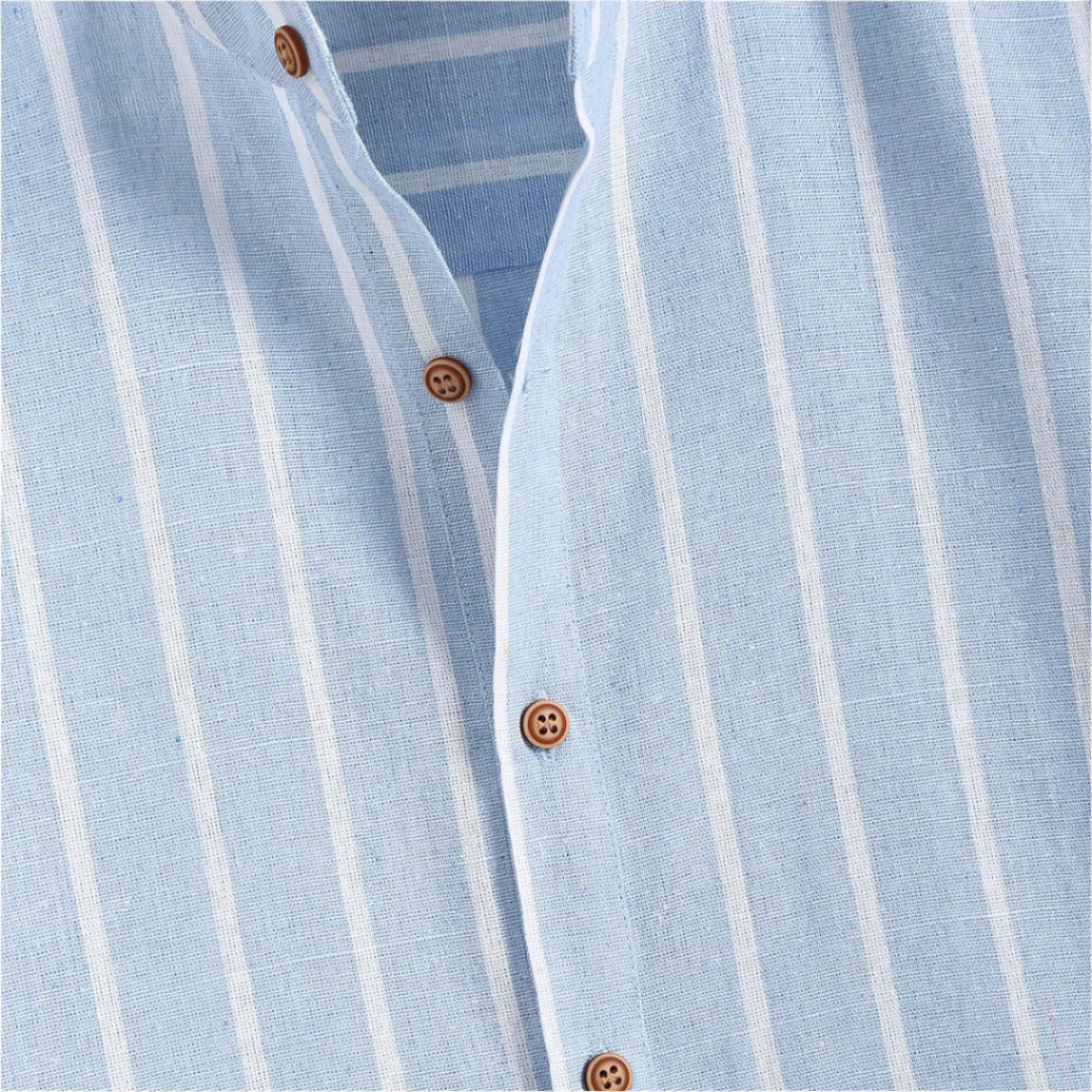 Miles & Luna | Casual High-Low Shirt for Men - Stylish & Comfortable Long Sleeve