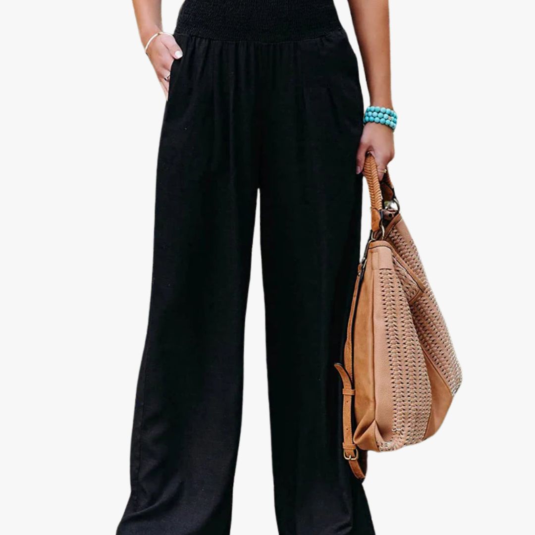 Miles & Luna | Casual Linen Summer Pants for Women