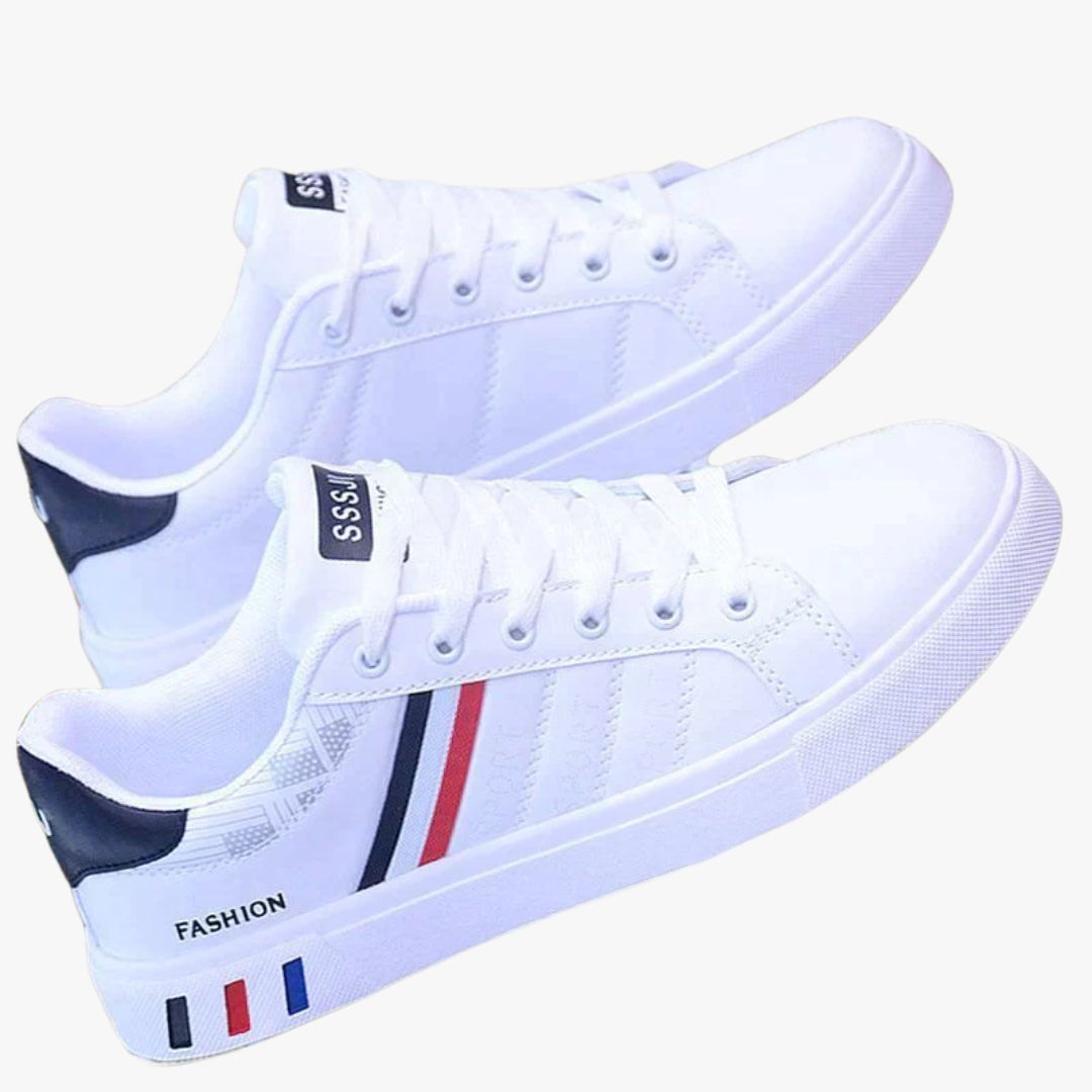 Miles & Luna Casual Low-Top Textured Design Lace-Up with Cushioned Sole Sneakers for Men