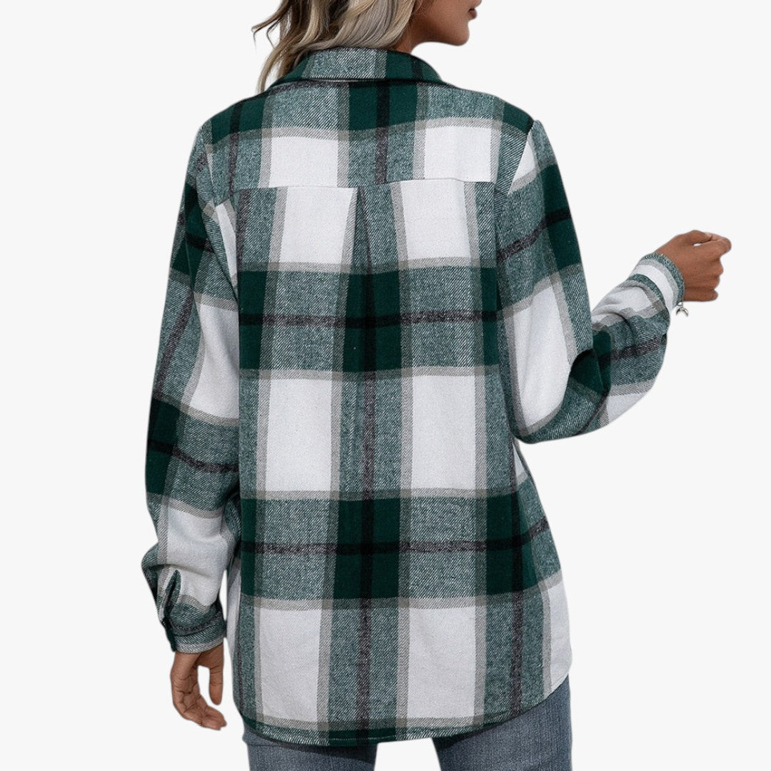 Miles & Luna Checkered Sweater for Women