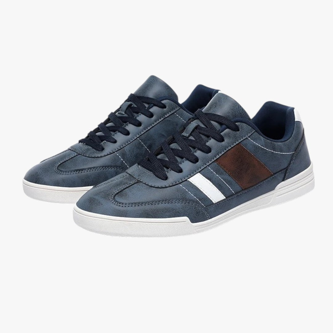 Miles & Luna Classic Leather Sneakers for Men