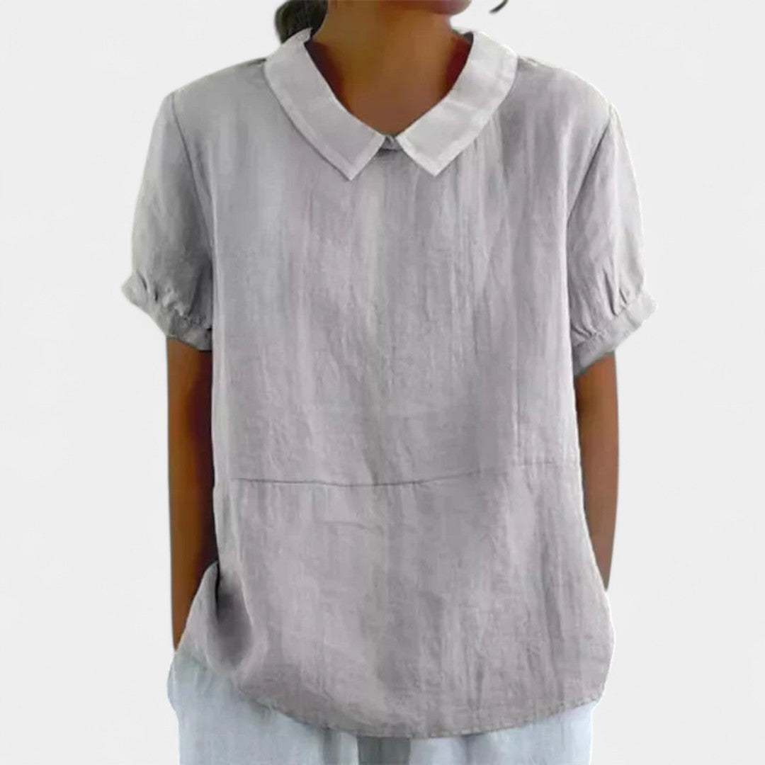 Miles & Luna Comfortable Soft Linnen Blouse for Women