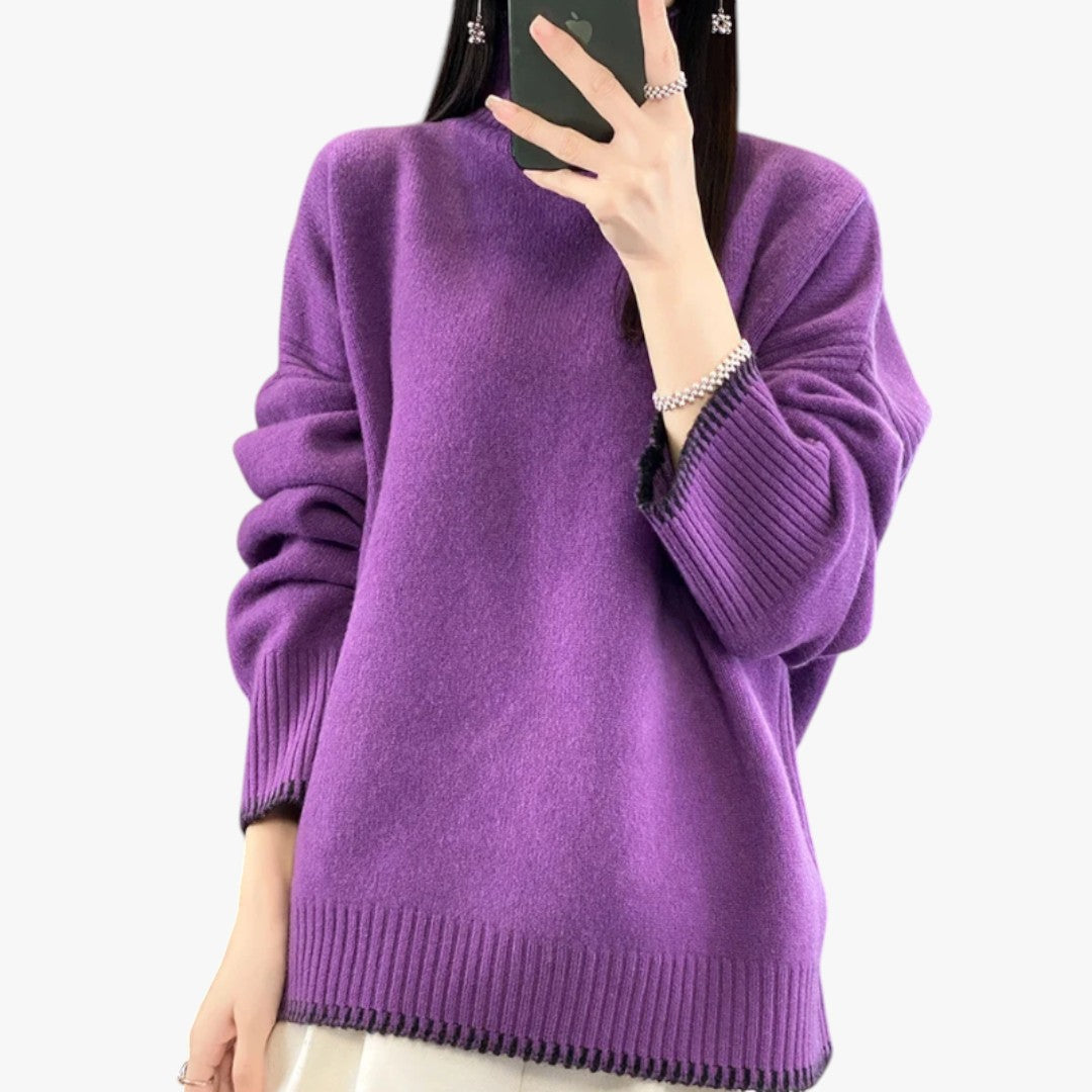 Miles & Luna Comfortable Soft Loose Knitted Jumper for Women
