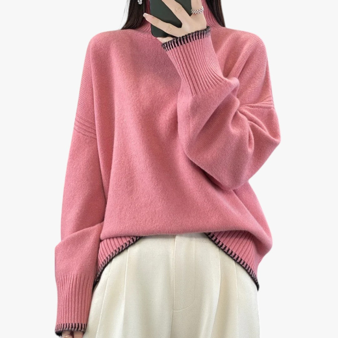 Miles & Luna Comfortable Soft Loose Knitted Jumper for Women