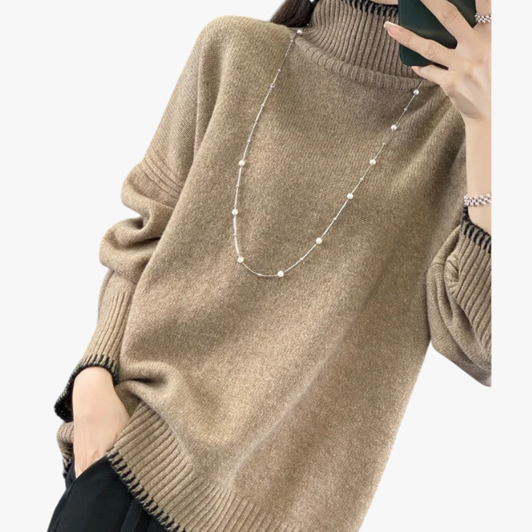Miles & Luna Comfortable Soft Loose Knitted Jumper for Women