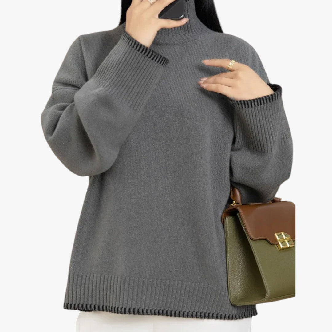 Miles & Luna Comfortable Soft Loose Knitted Jumper for Women
