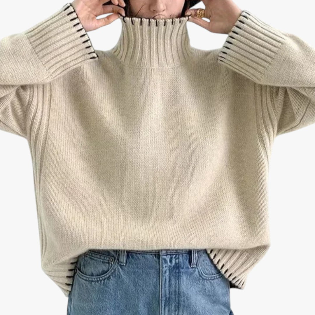 Miles & Luna Comfortable Soft Loose Knitted Jumper for Women