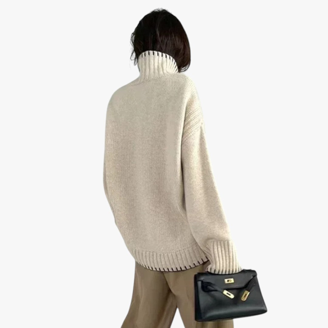 Miles & Luna Comfortable Soft Loose Knitted Jumper for Women