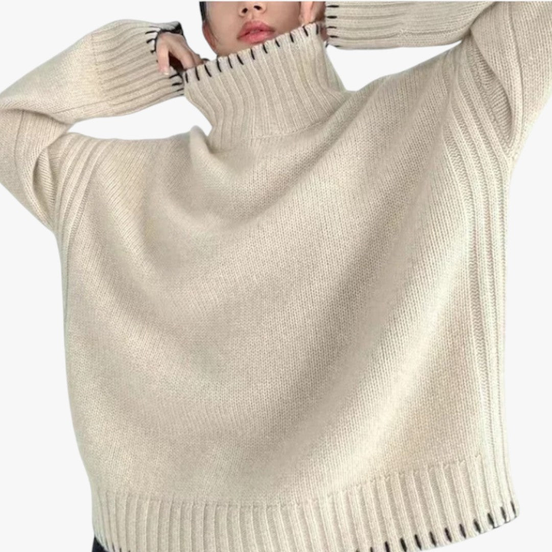 Miles & Luna Comfortable Soft Loose Knitted Jumper for Women