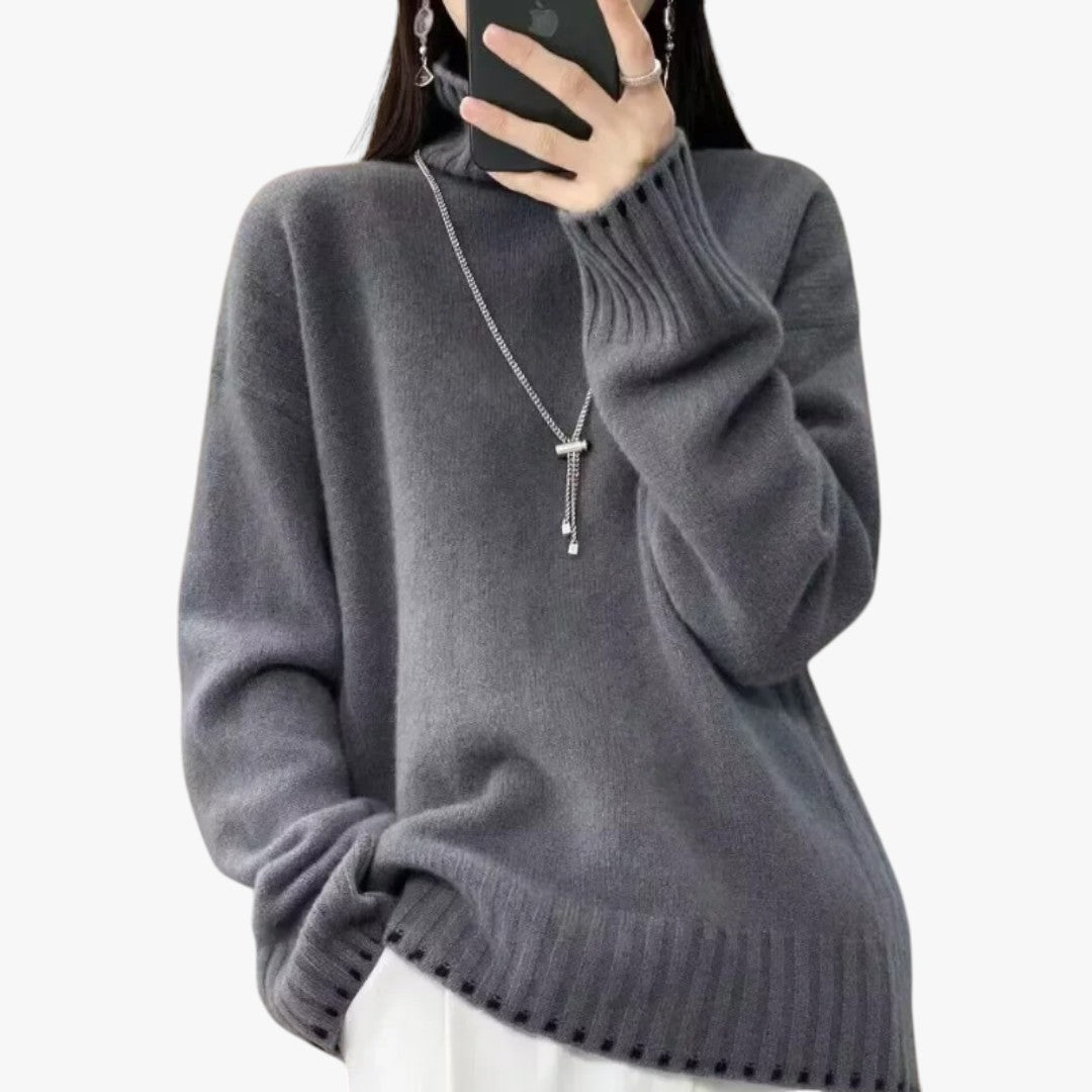 Miles & Luna Comfortable Soft Loose Knitted Jumper for Women
