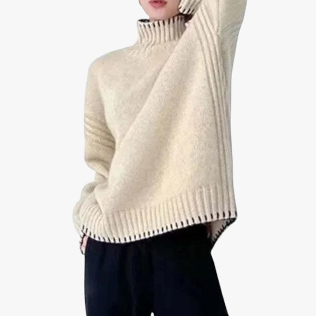 Miles & Luna Comfortable Soft Loose Knitted Jumper for Women