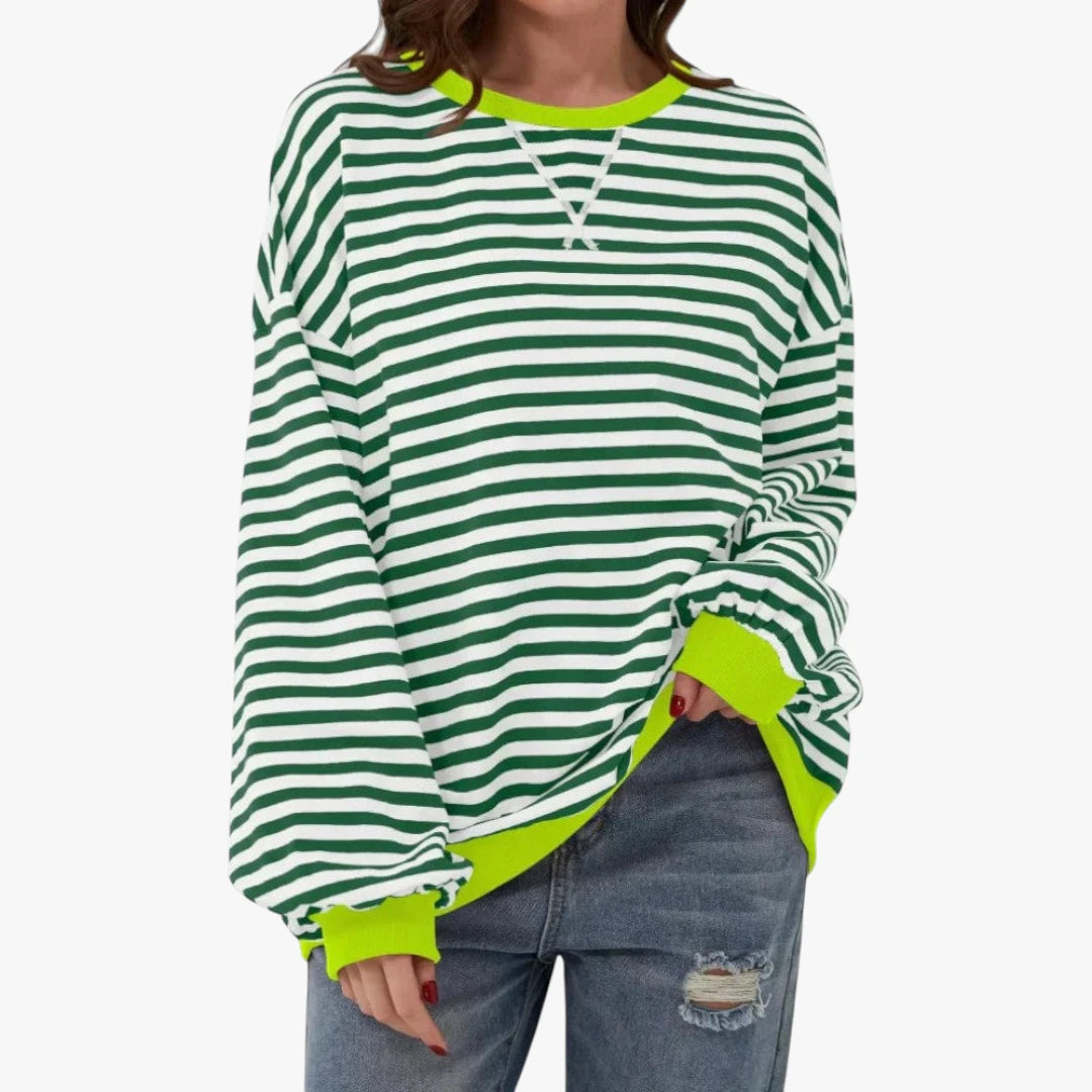 Miles & Luna Cotton Blend Sweatshirt for Casual Everyday Wear for Women
