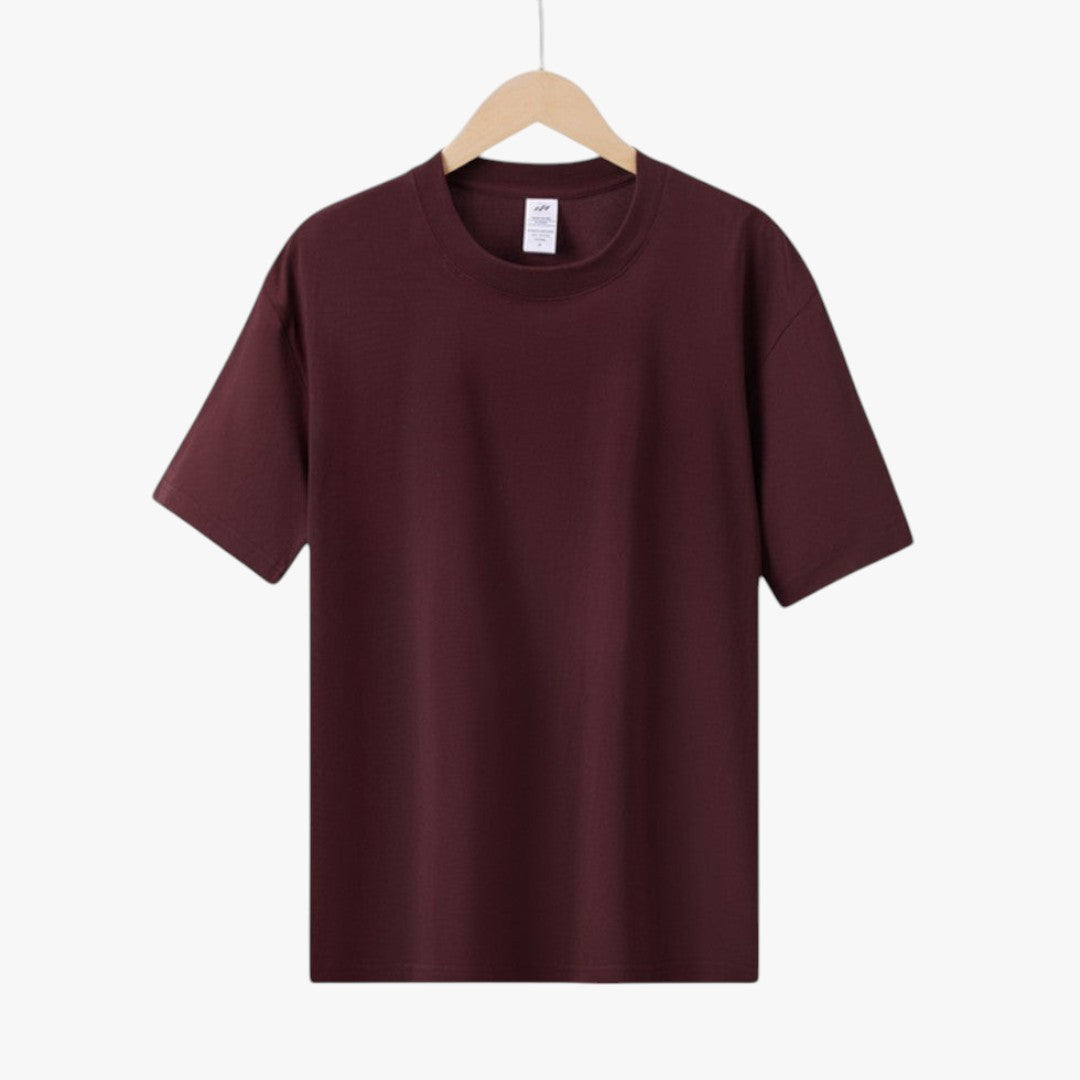 Miles & Luna Cotton Crew Neck T-Shirt for Men